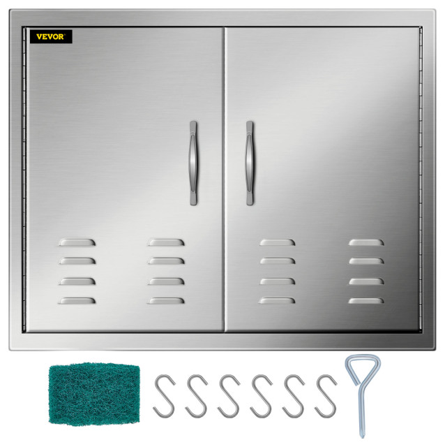 VEVOR Outdoor Kitchen Doors BBQ Kitchen Doors 30x21" Outdoor Kitchen