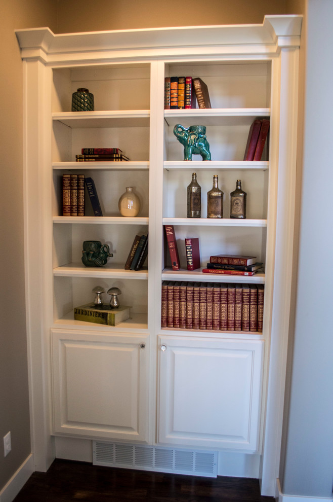 Built in Bookshelves and Cabinets Upgrade - Traditional - Salt Lake ...