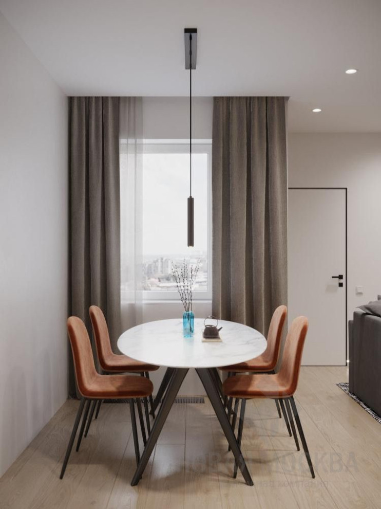 Дизайн-проект двухкомнатной квартиры 72 кв.м в Красногорске