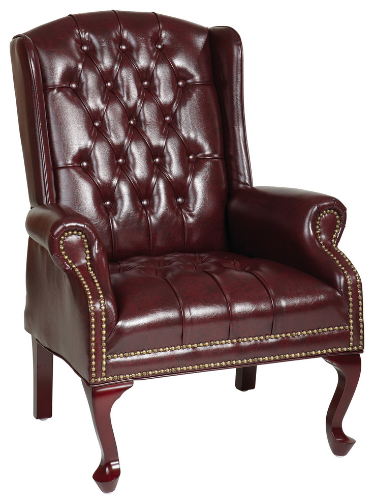 Traditional Queen Anne Style Chair - Traditional - Armchairs And Accent  Chairs - by ZFurniture | Houzz
