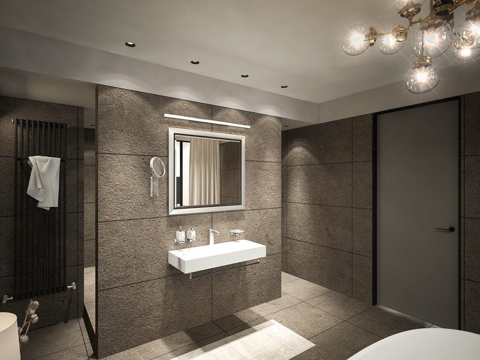 Просторная современная квартира в Москве