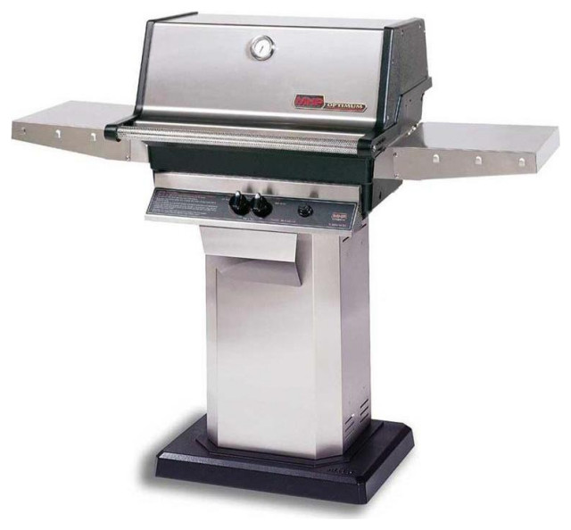 MHP TJK2 Gas Grill on Patio Base Contemporary Outdoor Grills by