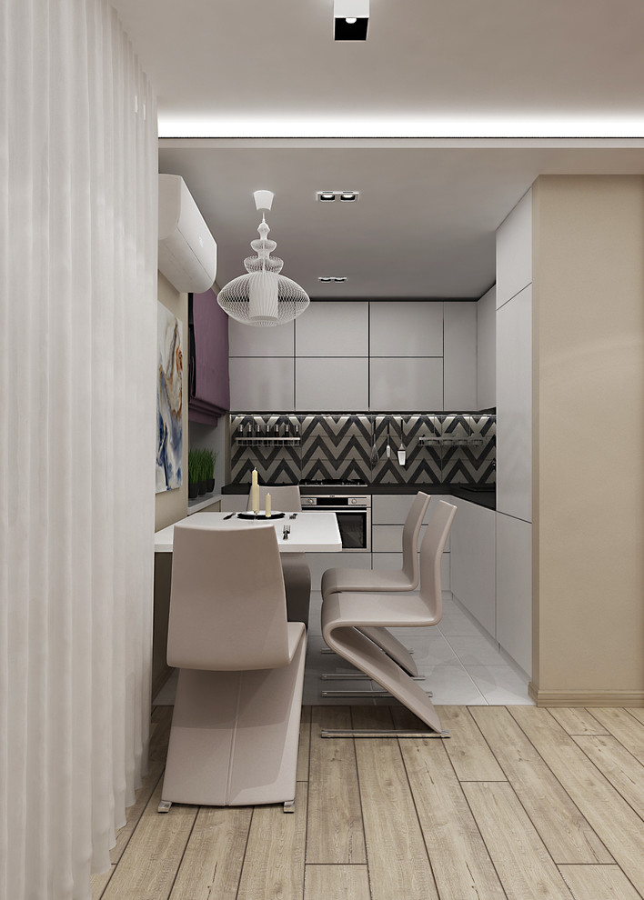 ДИЗАЙН-ПРОЕКТ ОДНОКОМНАТНОЙ КВАРТИРЫ «BURGUNDY»