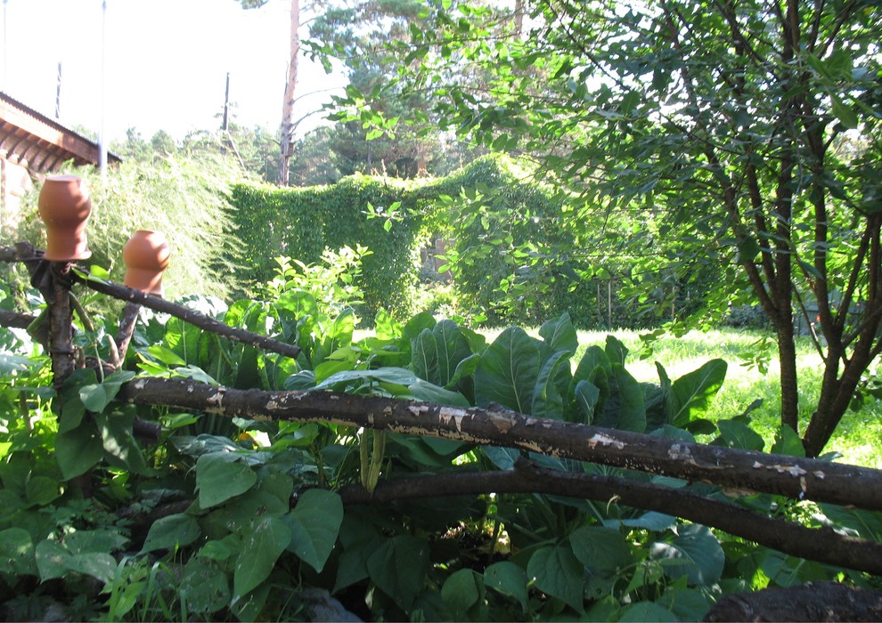 Сад в стиле кантри.