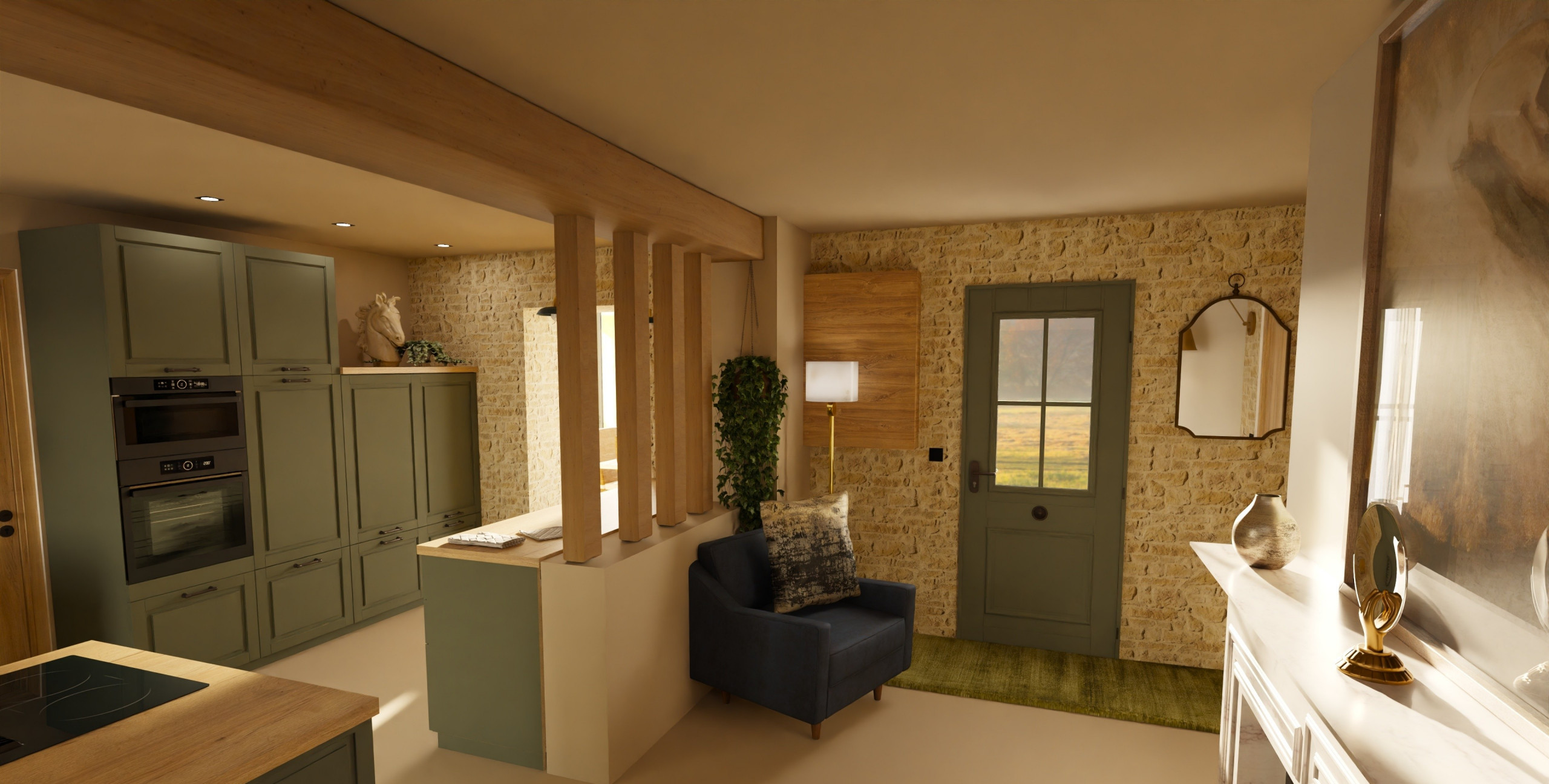 Création d'une Cuisine en Puisaye