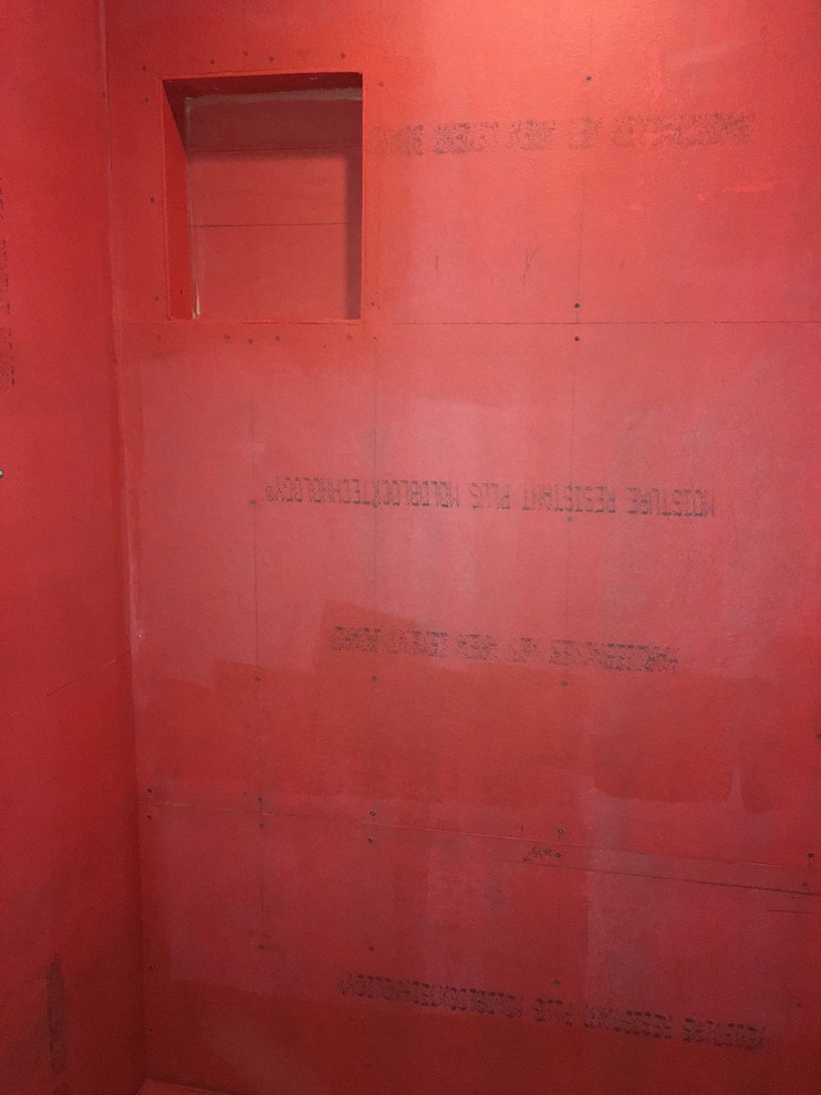 Contractor applying Redgard wrong