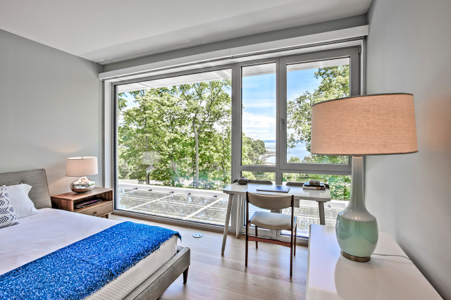 Coastal Modern . Net Zero Ready minimalistisch-schlafzimmer
