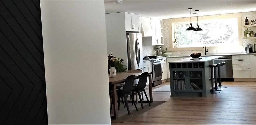 Rural Commercial Space Becomes Residential - Kitchen
