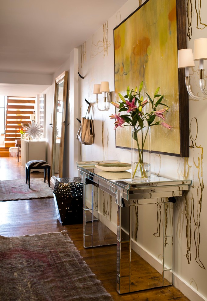 Transitional home design photo in Charlotte