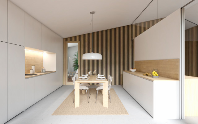 Obra Nueva - Casa MM transitional-kitchen