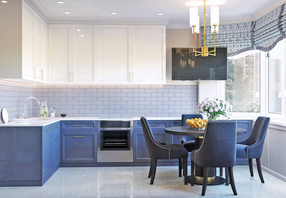 Кухня-гостиная в стандартной панельке