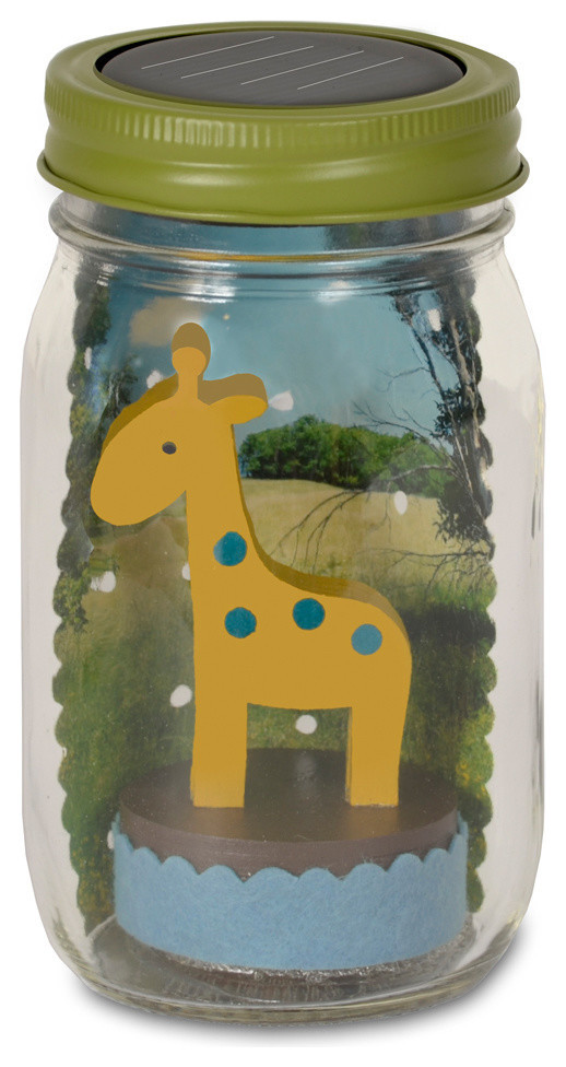 Giraffe Glass Cookie Jar