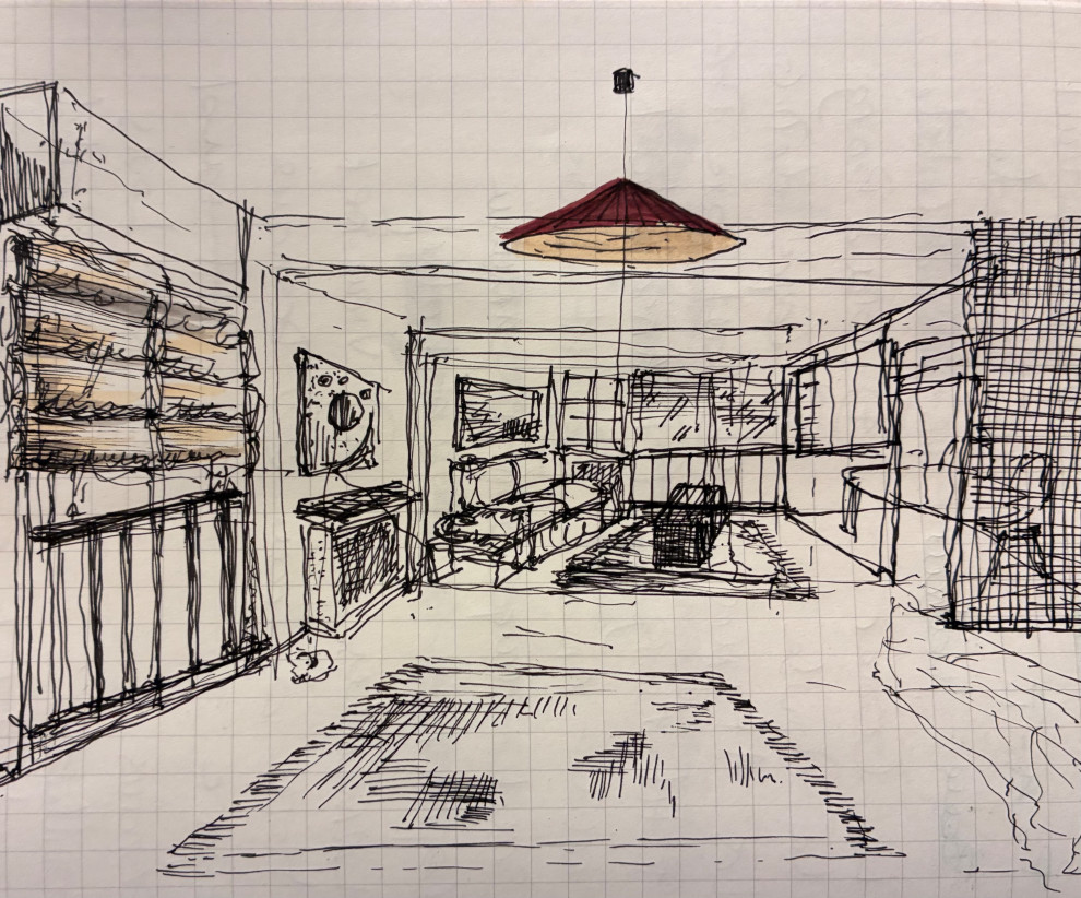 Croquis pour un appartement familial