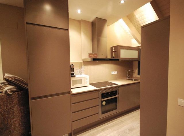 Duplex Baqueira transitional-kitchen