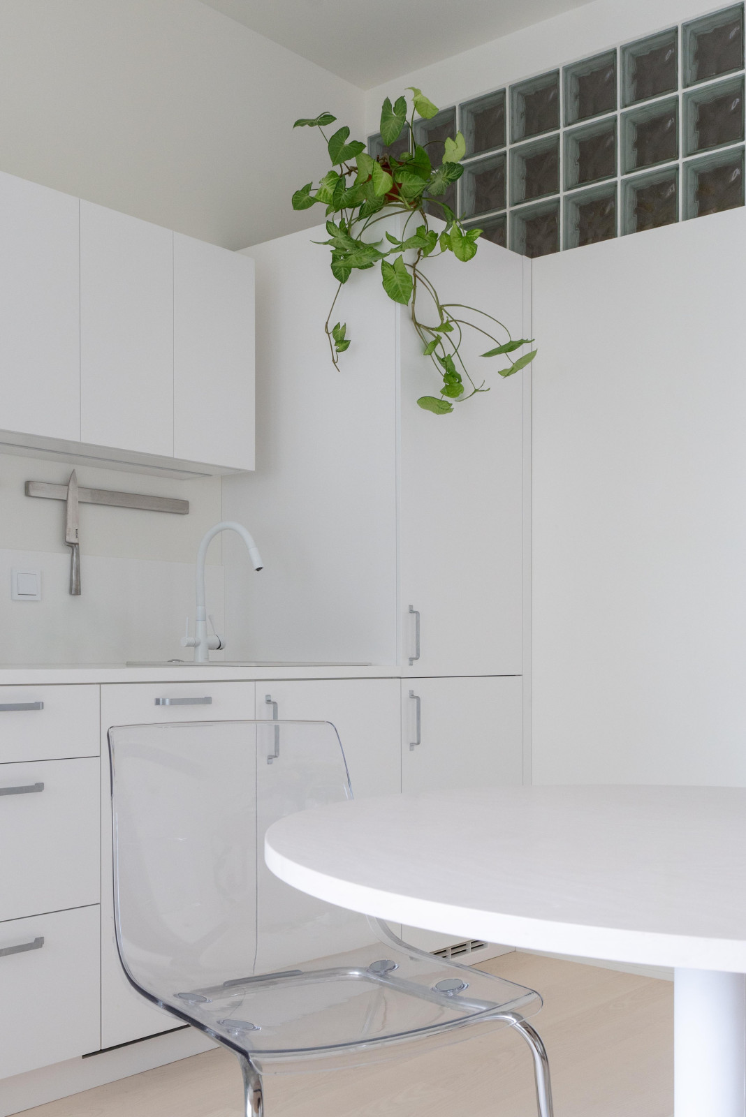 Квартира с стеклоблоками