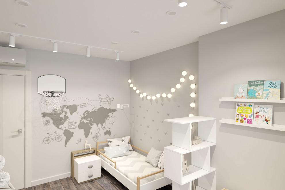 Двухкомнатная квартира 60 м2 в современном стиле в ЖК "Дмитровский Парк"