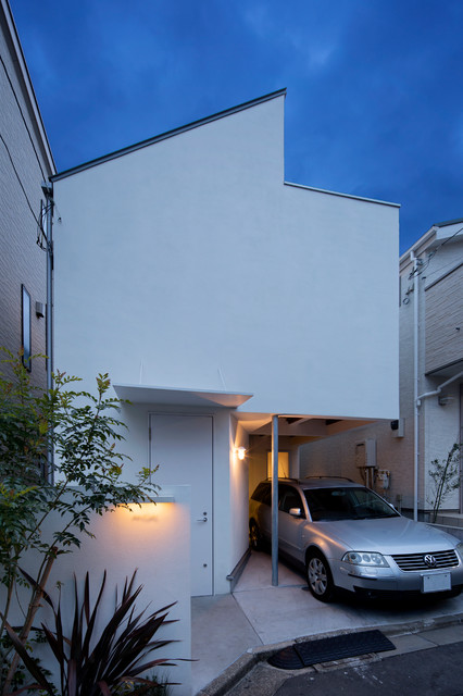 Depth House contemporaneo-jardin