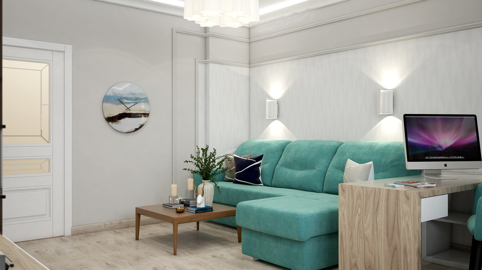 Дизайн проект двухкомнатной квартиры для молодой семьи