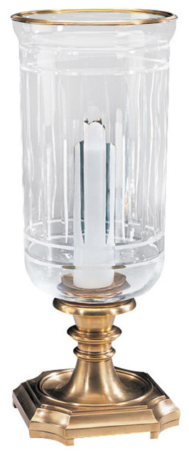 Cut Crystal Hurricane Lamp Traditional Candleholders By Cut Crystal Hurricane Lamp