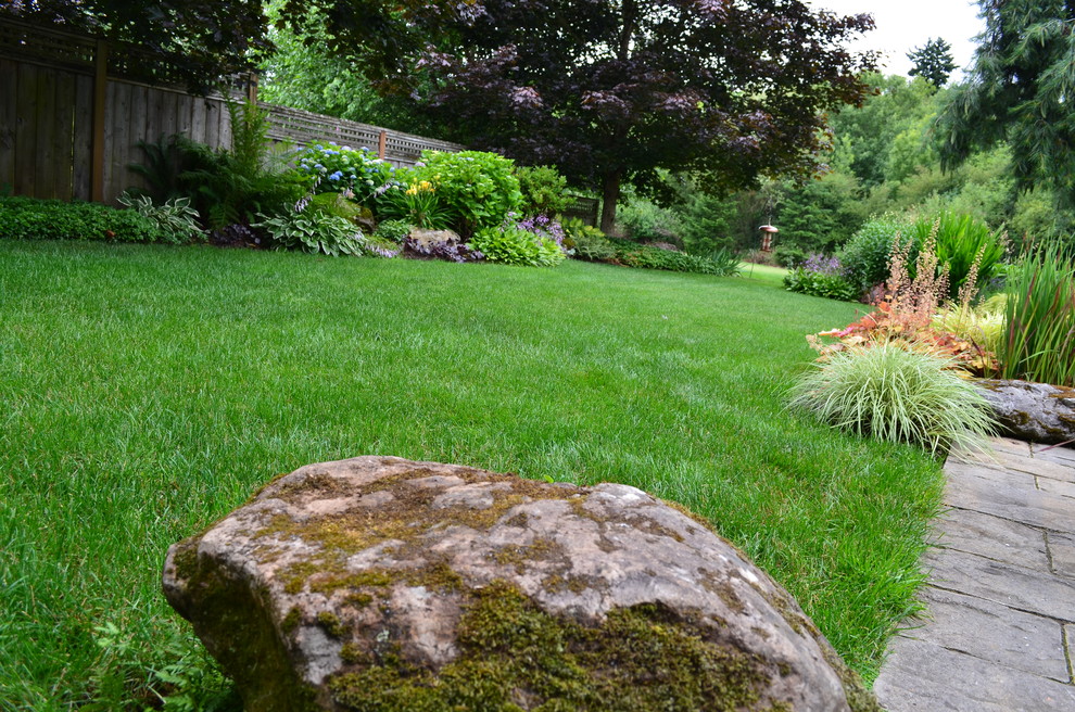Traditional garden in Portland.