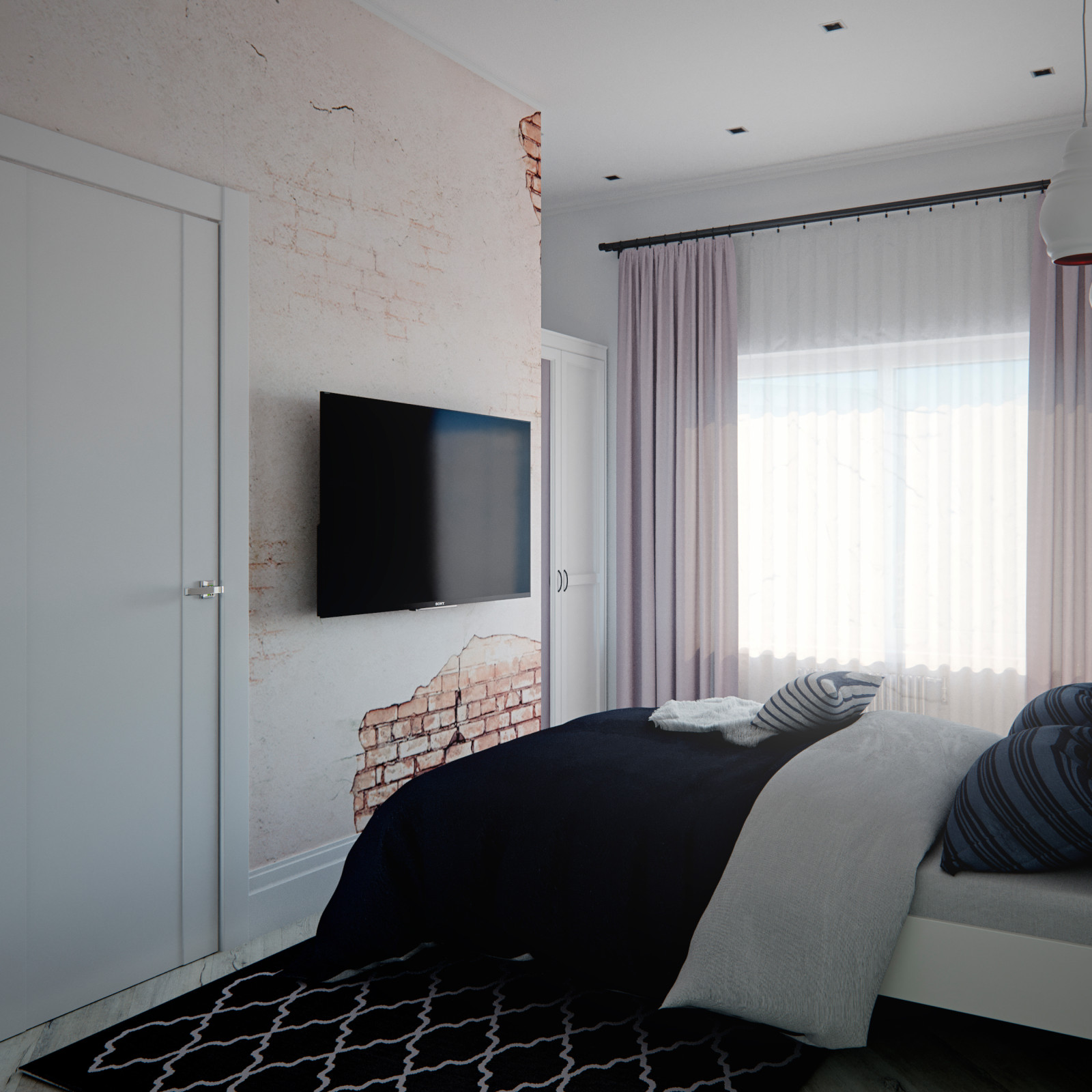 Проект отделки квартиры 44м2 в ЖК "Ривер Парк"