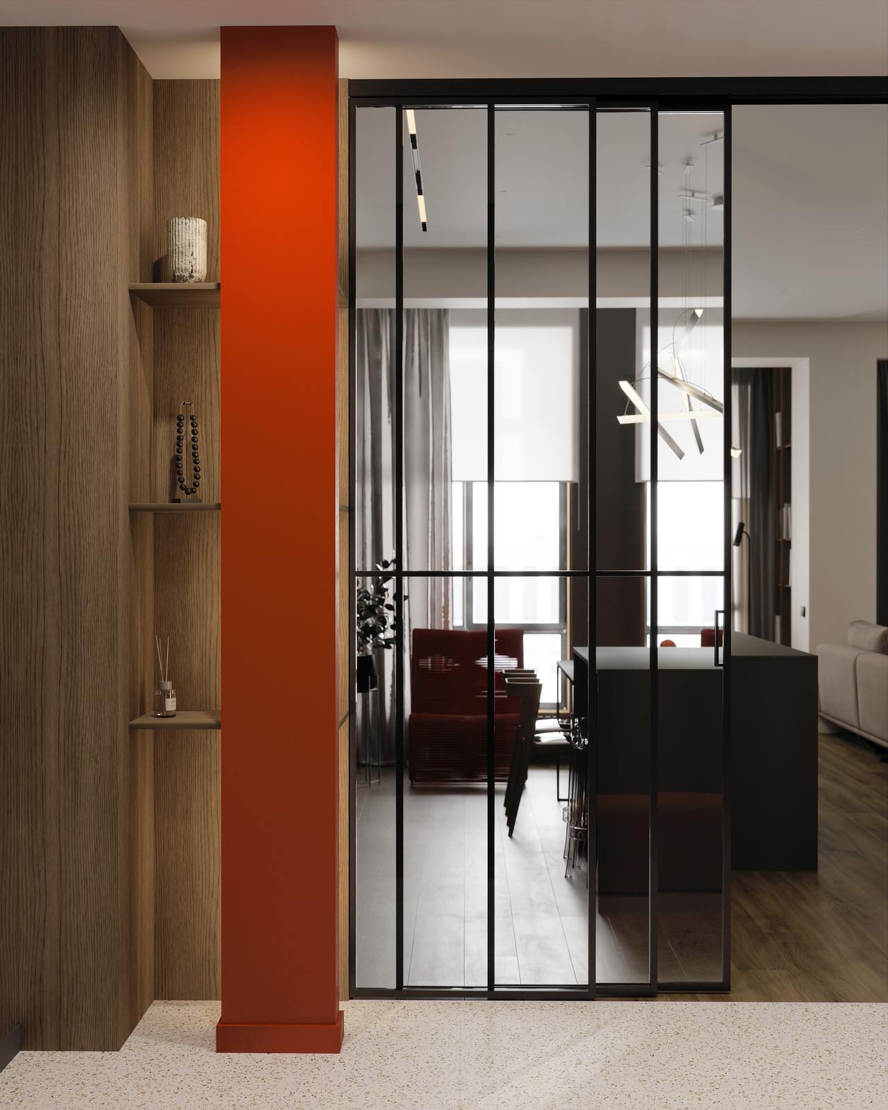 Проект 2х комнатной квартиры 78 м2