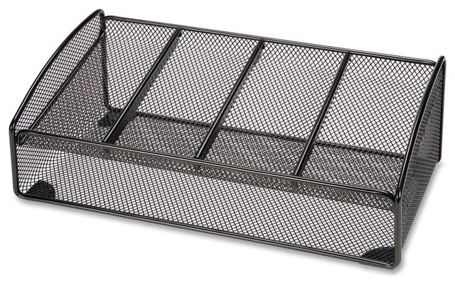 Lorell Mesh 4 Compartment Desk Valet 5 X12 3 X6 Lorell Mesh 4 Compartment Desk Valet