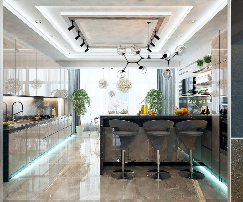 Дизайн кухни в частном домовладении 3