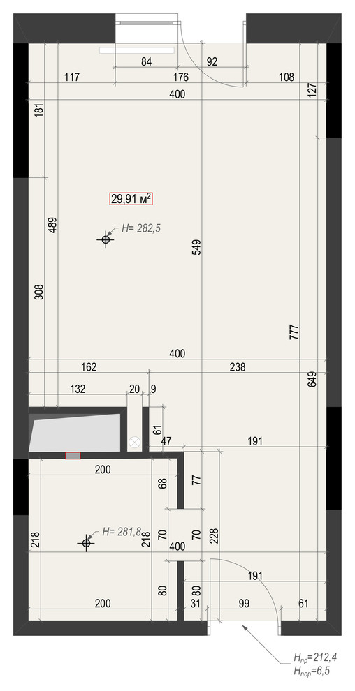 Новогодняя съемка студии 30 кв.м.