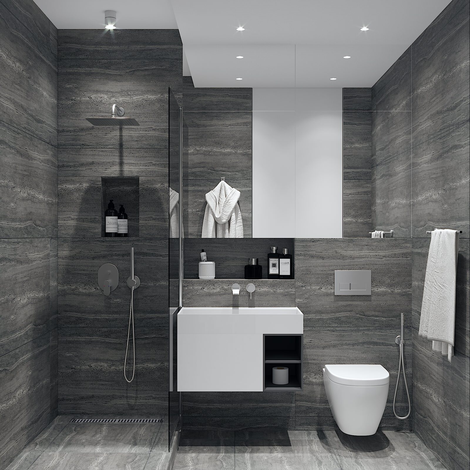 Трехкомнатная квартира в стиле КОНТЕМПОРАРИ