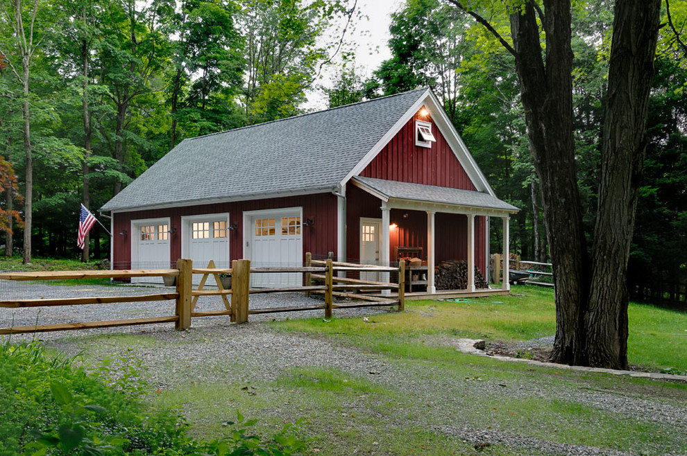 Country garage in New York.