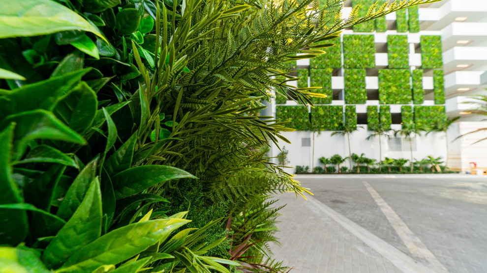 Inspiration for a large contemporary garden in Miami.