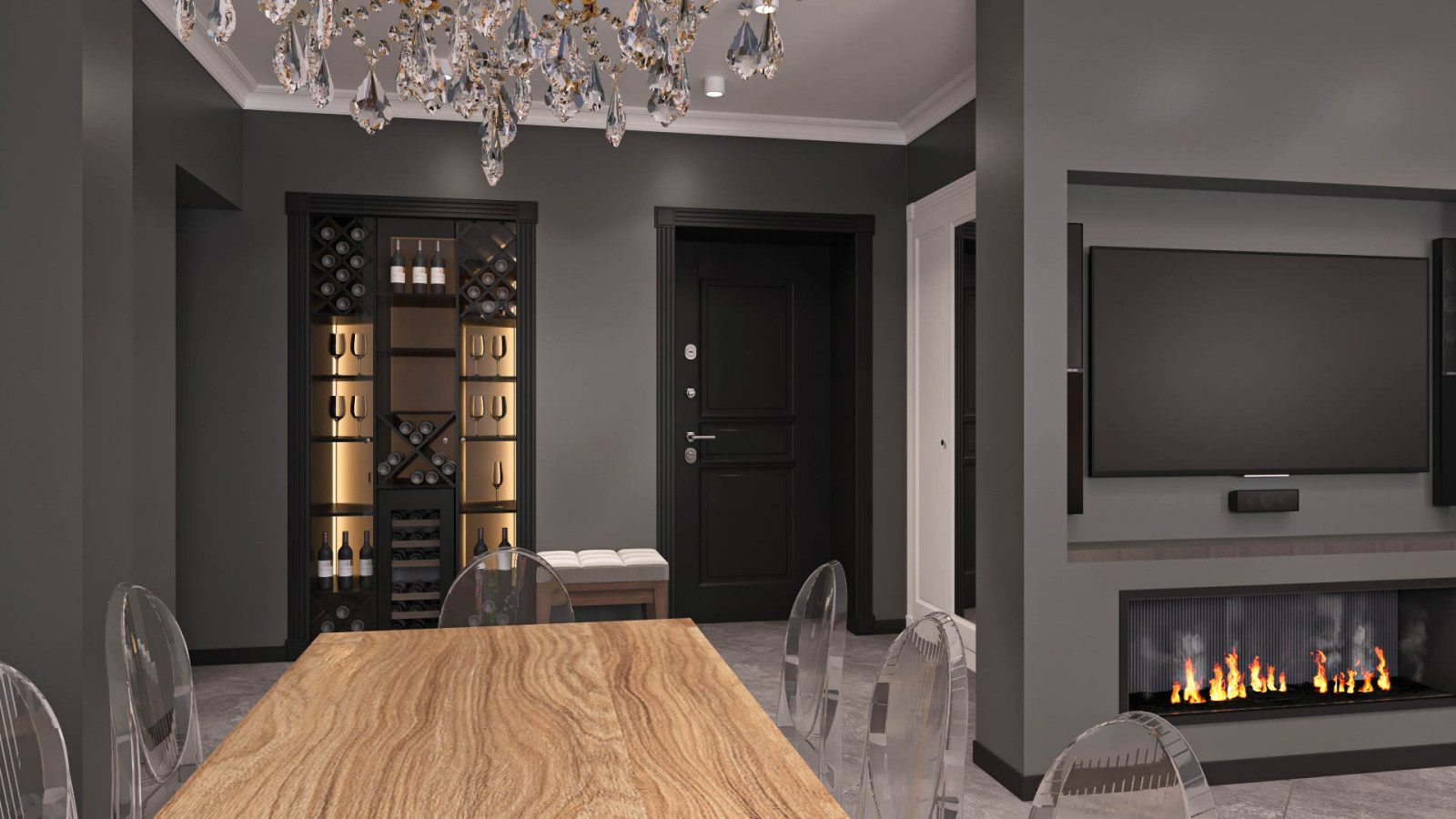 Визуализация прихожей