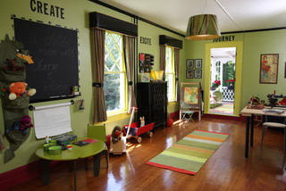 playroom eclectic-kids