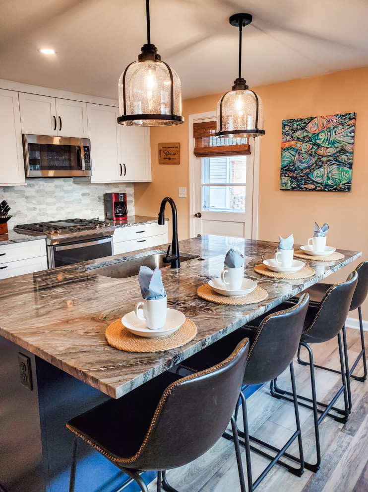 Dining room - transitional dining room idea in Baltimore