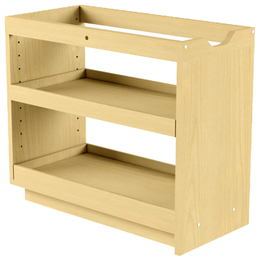 Cabinet Pull Out Shelving Organizer- 11 Inch Wide 2 Full Shelves
