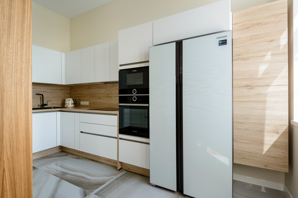 Эргономичный вариант небольшой кухни