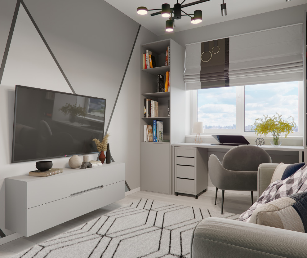 Дизайн интерьера в серых тонах