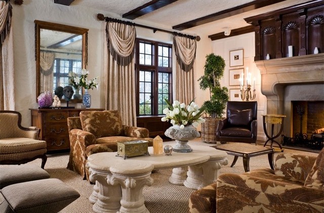 Tudor Mansion Traditional Living Room Bridgeport By