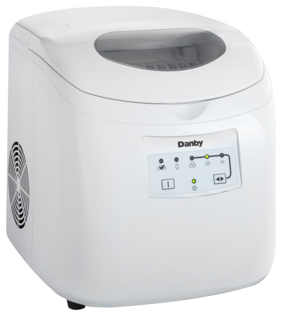 Danby DIM2500 12"W 2 Pound Capacity Portable Ice Maker - White