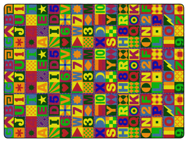 Flagship Carpets FE148-51A 9'x12' Floors That Teach Educational Rug ...