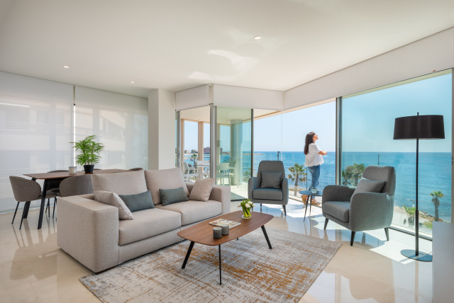 Edificio LaSal modern-vardagsrum