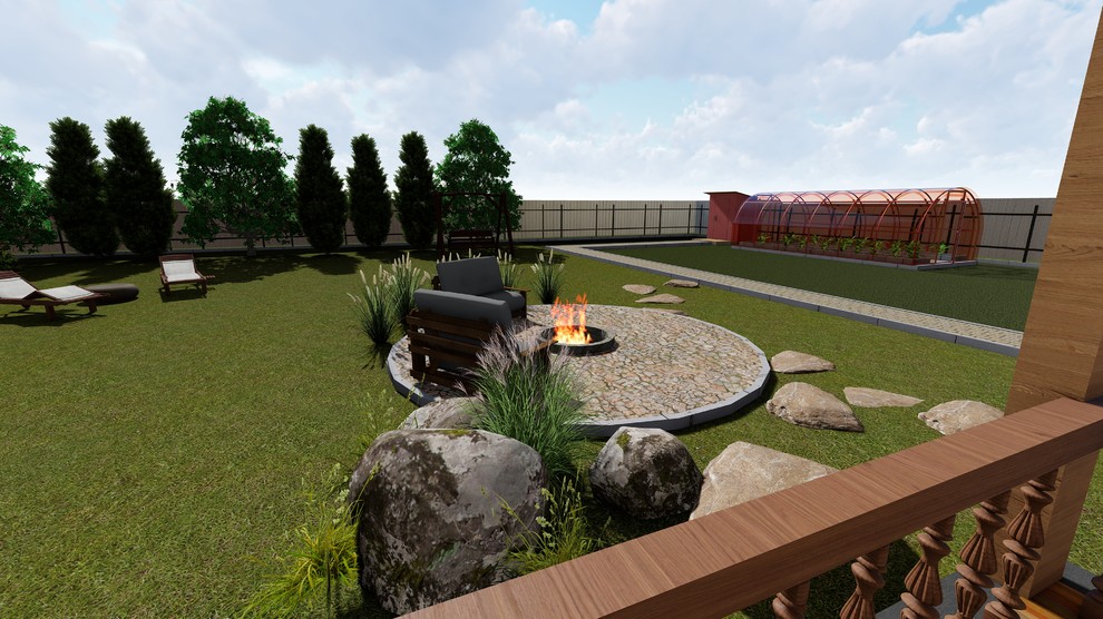 Ландшафтный дизайн-проект участка 15 соток