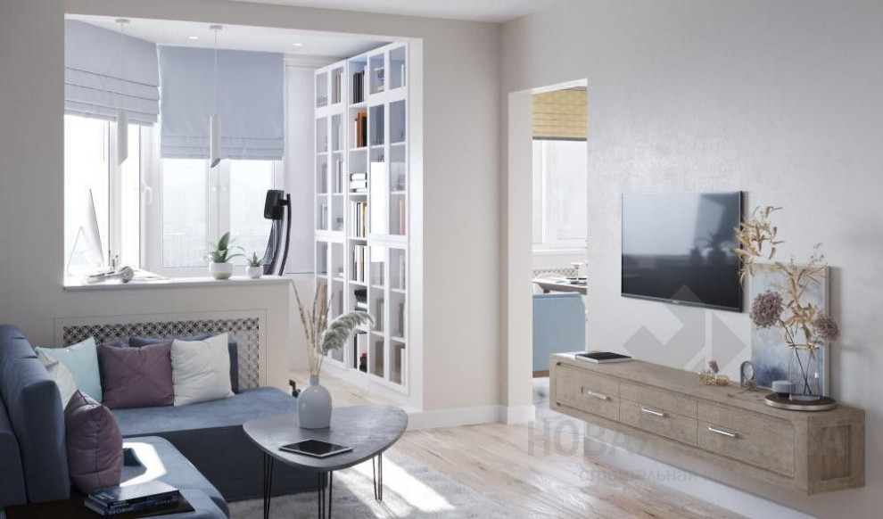 Дизайн-проект двухкомнатной квартиры 67 кв.м в Солнцево