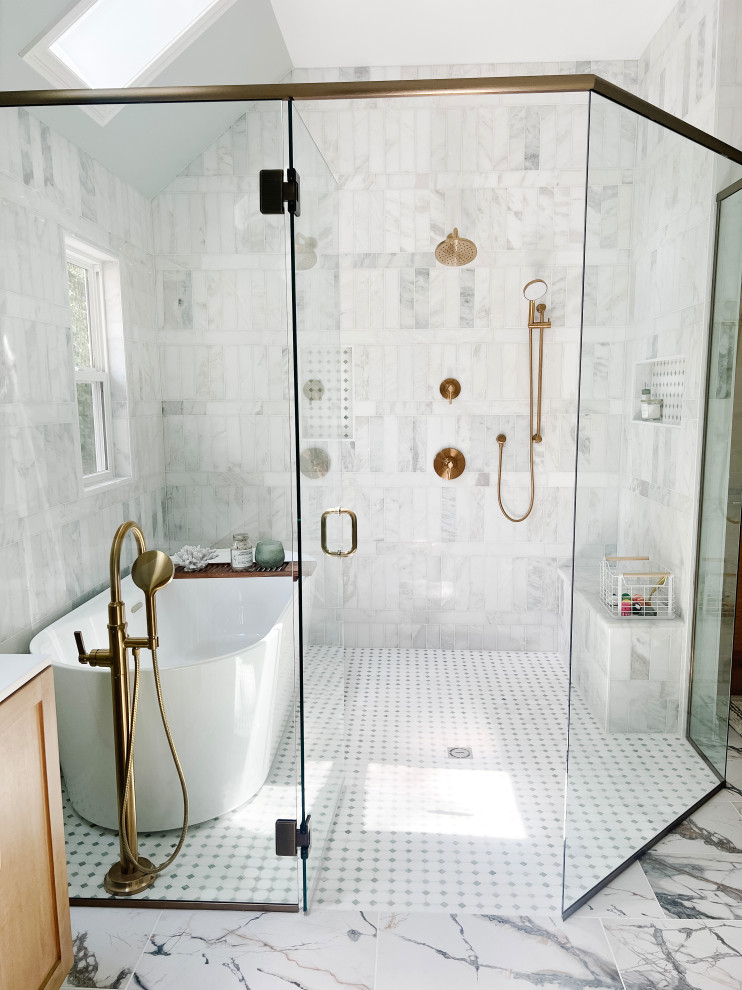 spacious walk-in shower/wet room.