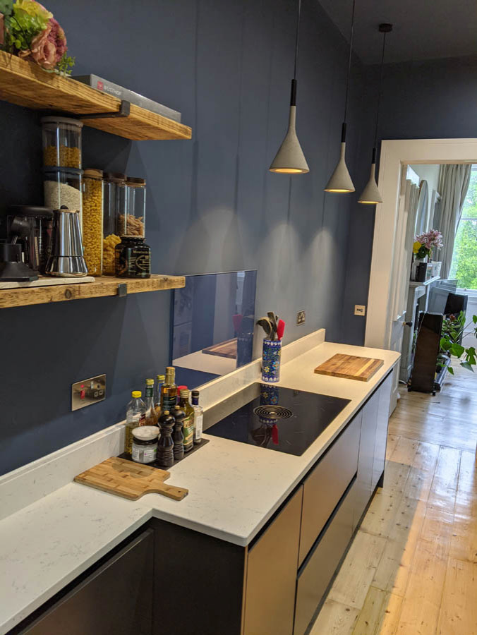 A Rustic Kitchen in a Modern Edinburgh Flat Rustic Kitchen