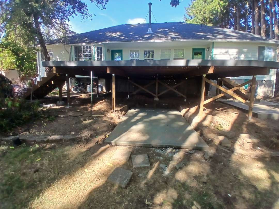 River View Deck - In Progress
