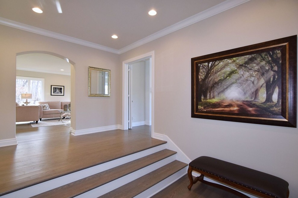 Transitional entryway photo in Chicago