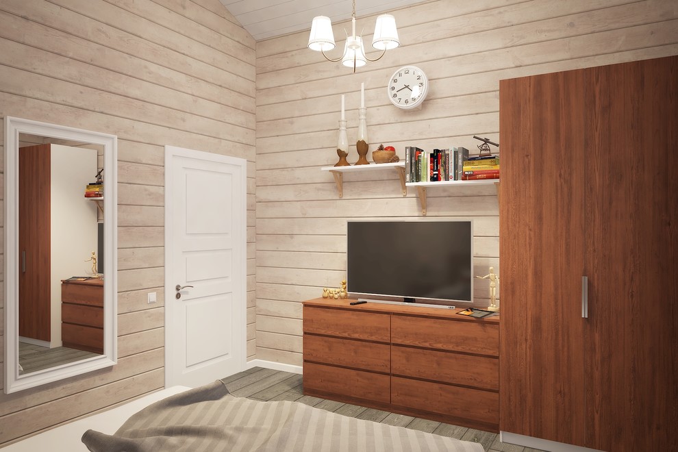 Гостевой дом из бруса 71 м²