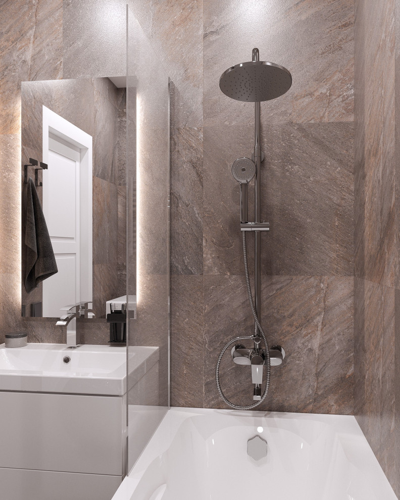 Частичный проект квартиры, 22 кв.м.